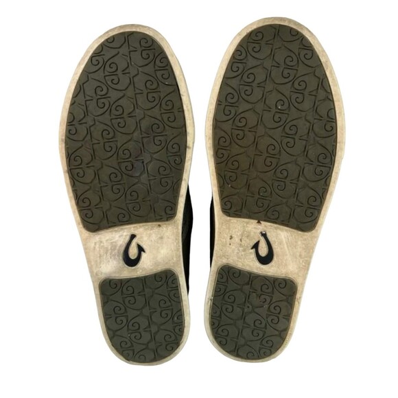 Olukai Pehuea Sneakers Women's Size 9 Canvas Slip on Flats Green Print - Picture 8 of 12